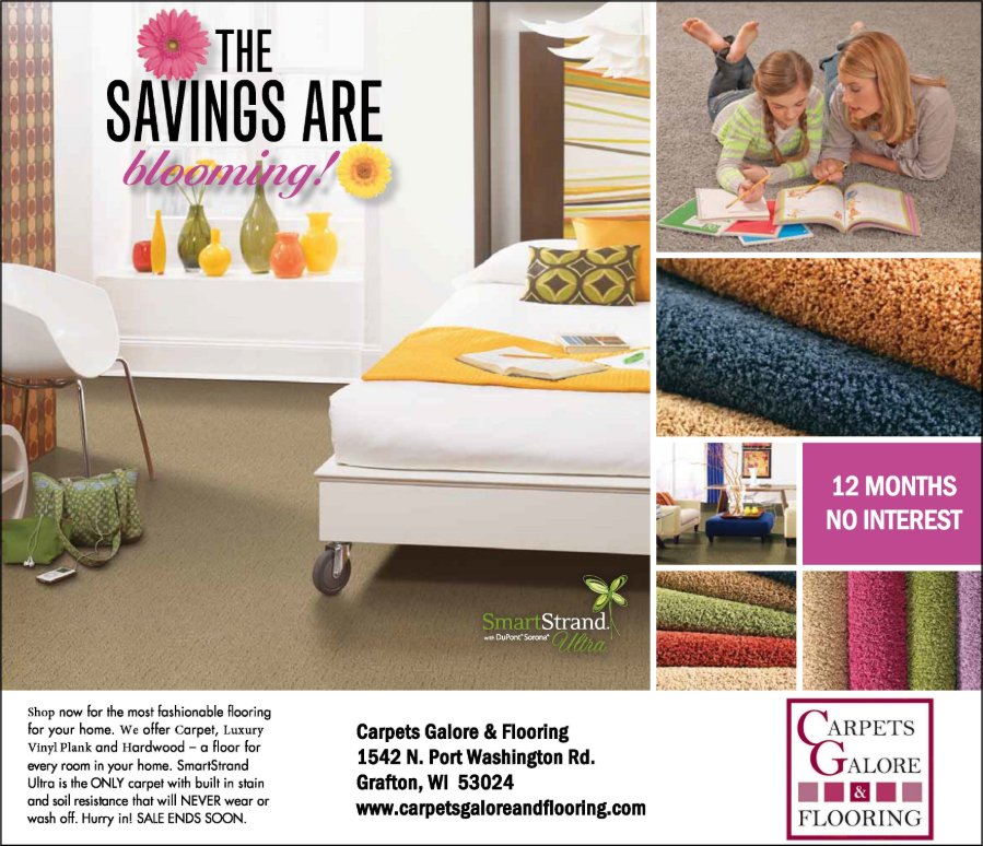 Spring Sale at Carpets Galore and Flooring